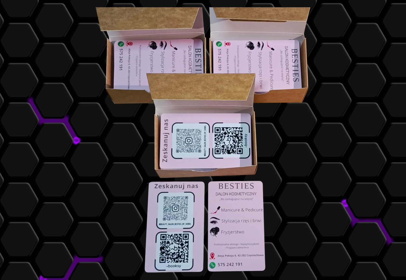 Візитка на пластику 2