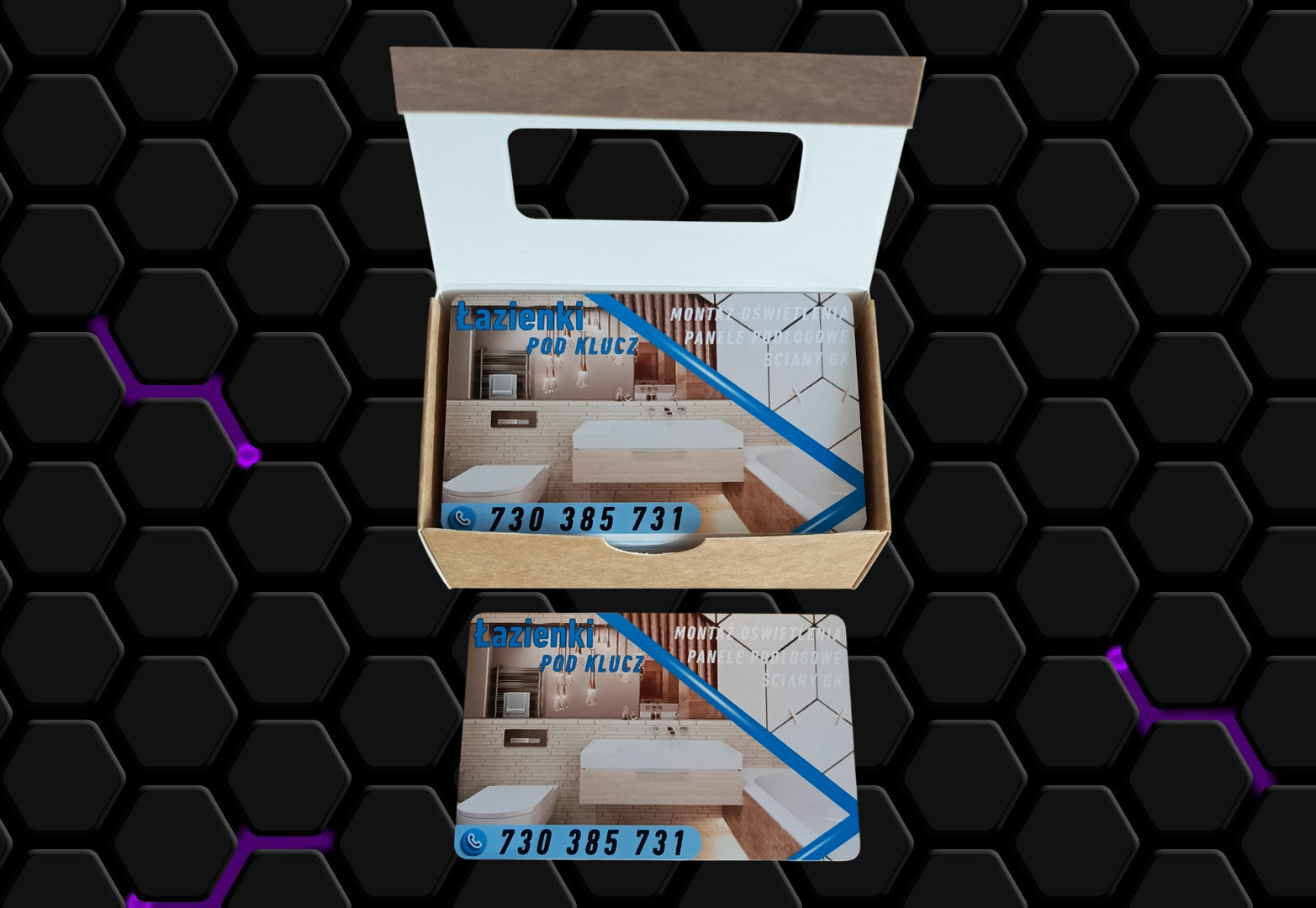 Візитка на пластику 6